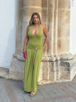 VESTIDO CONCHA VERDE VESTIDO CONCHA VERDE