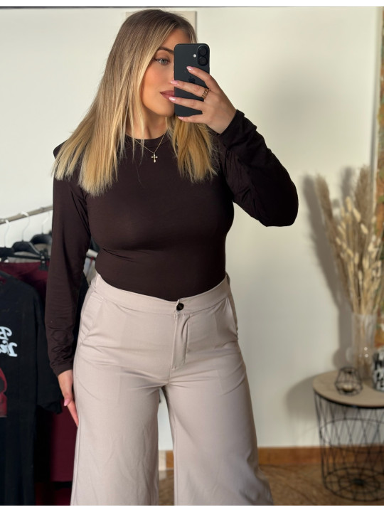 PANTALÓN CORTO BEIGE