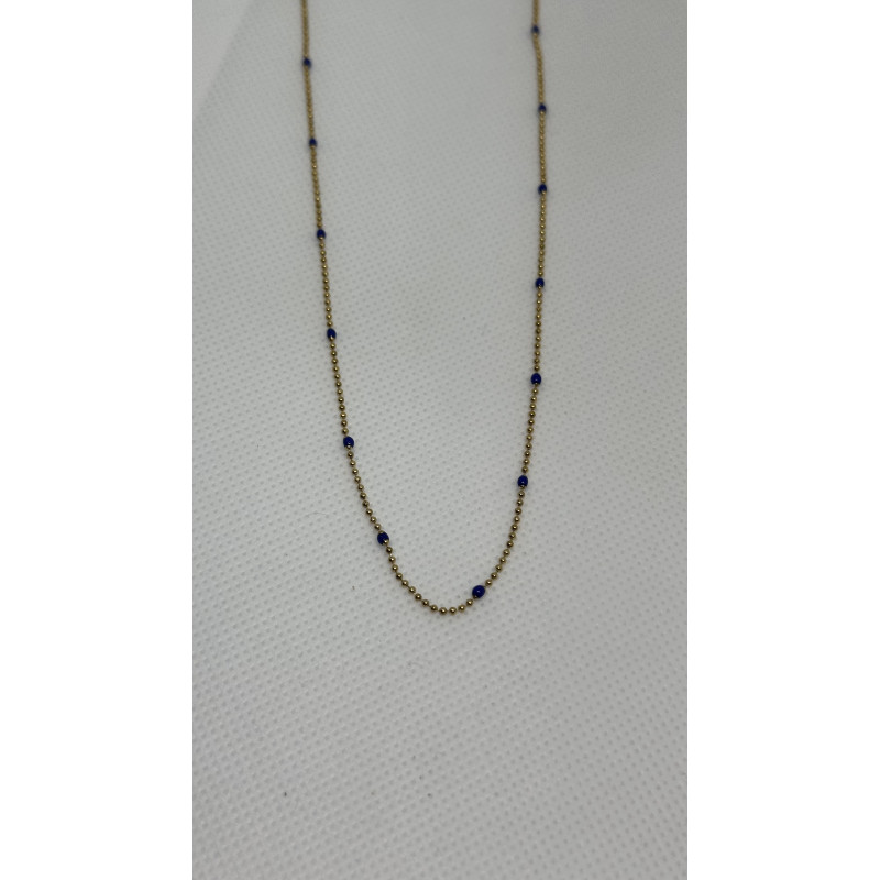 COLLARES BOLAS AZULES