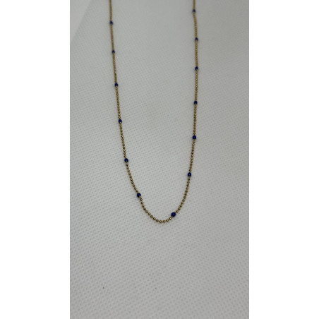 COLLARES BOLAS AZULES