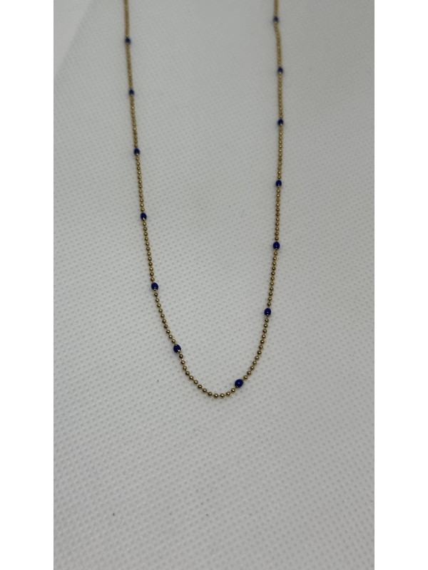 COLLARES BOLAS AZULES