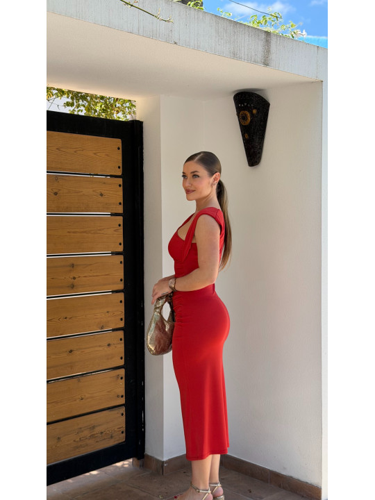 VESTIDO ROJO