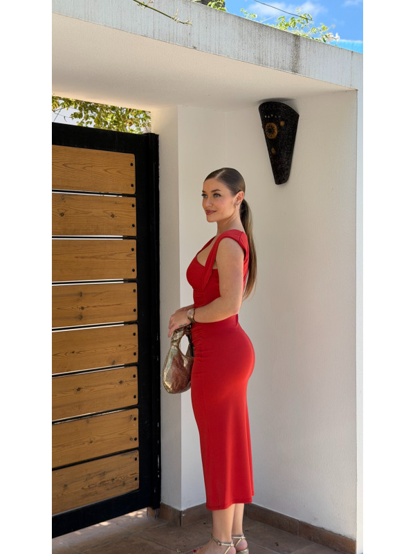 VESTIDO ROJO