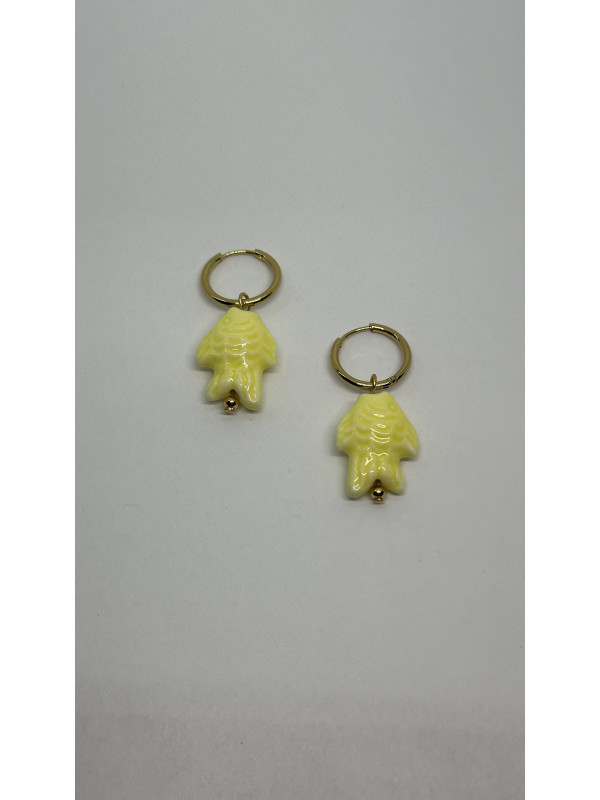 PENDIENTES PEZ AMARILLO