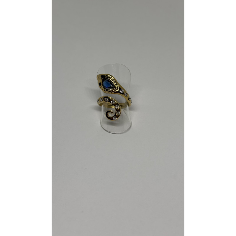 ANILLO SNAKE AZUL