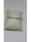 PULSERA COLORES PLATA