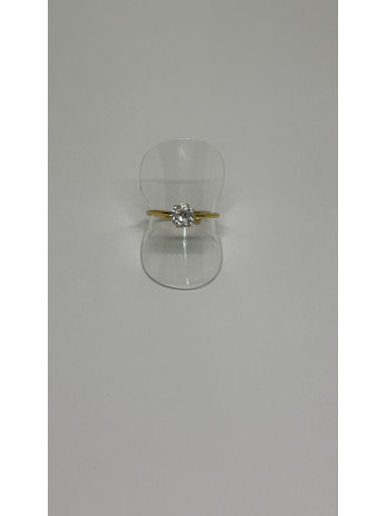 ANILLO SOLITARIO BLANCO