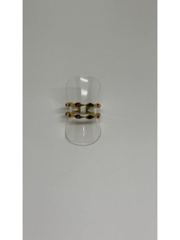 ANILLO DOBLE COLORES