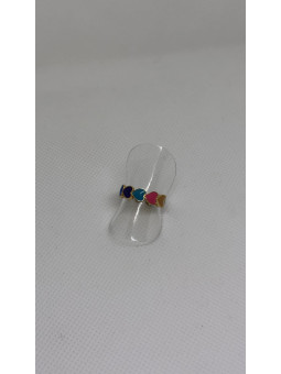 ANILLO CORAZONES COLORES