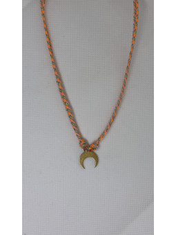 COLLAR NARANJA LUNA