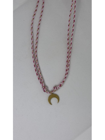 COLLAR ROSA LUNA