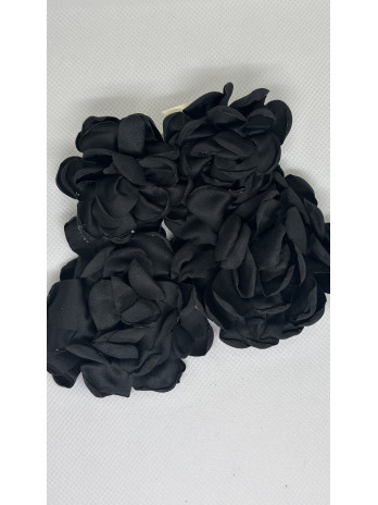 PENDIENTES FLOR NEGRA